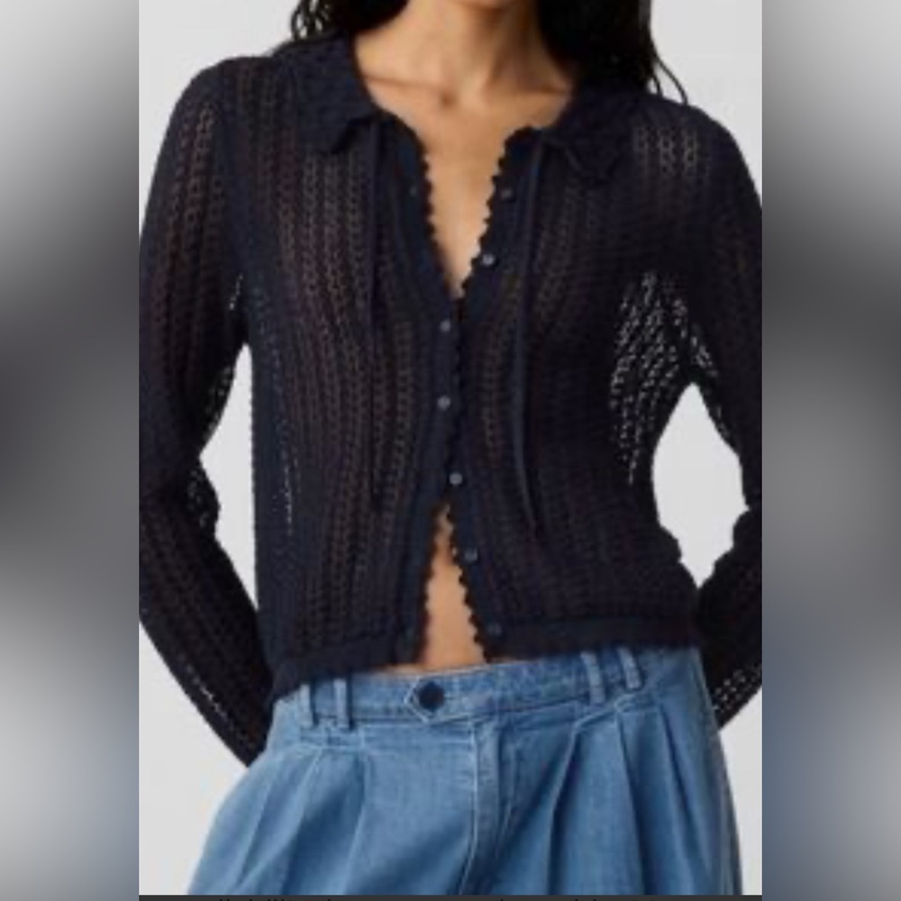 NWT Gap x Doen Linen Blend Cardigan Size S 
Online sold out
